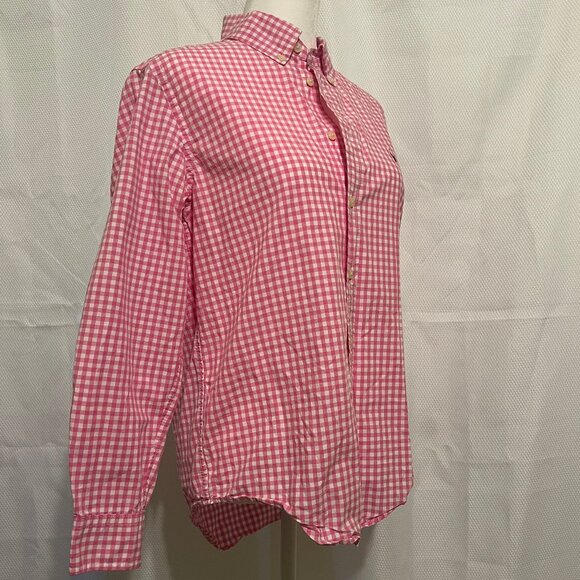 Ralph Lauren Pink Gingham Women's Shirt - Picture 7 of 14